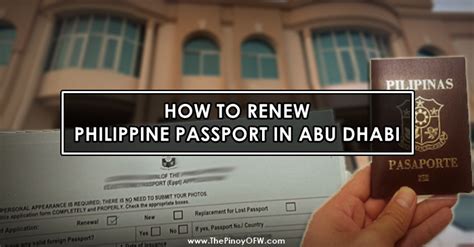 How to Renew Philippine Passport in Abu Dhabi, United Arab .